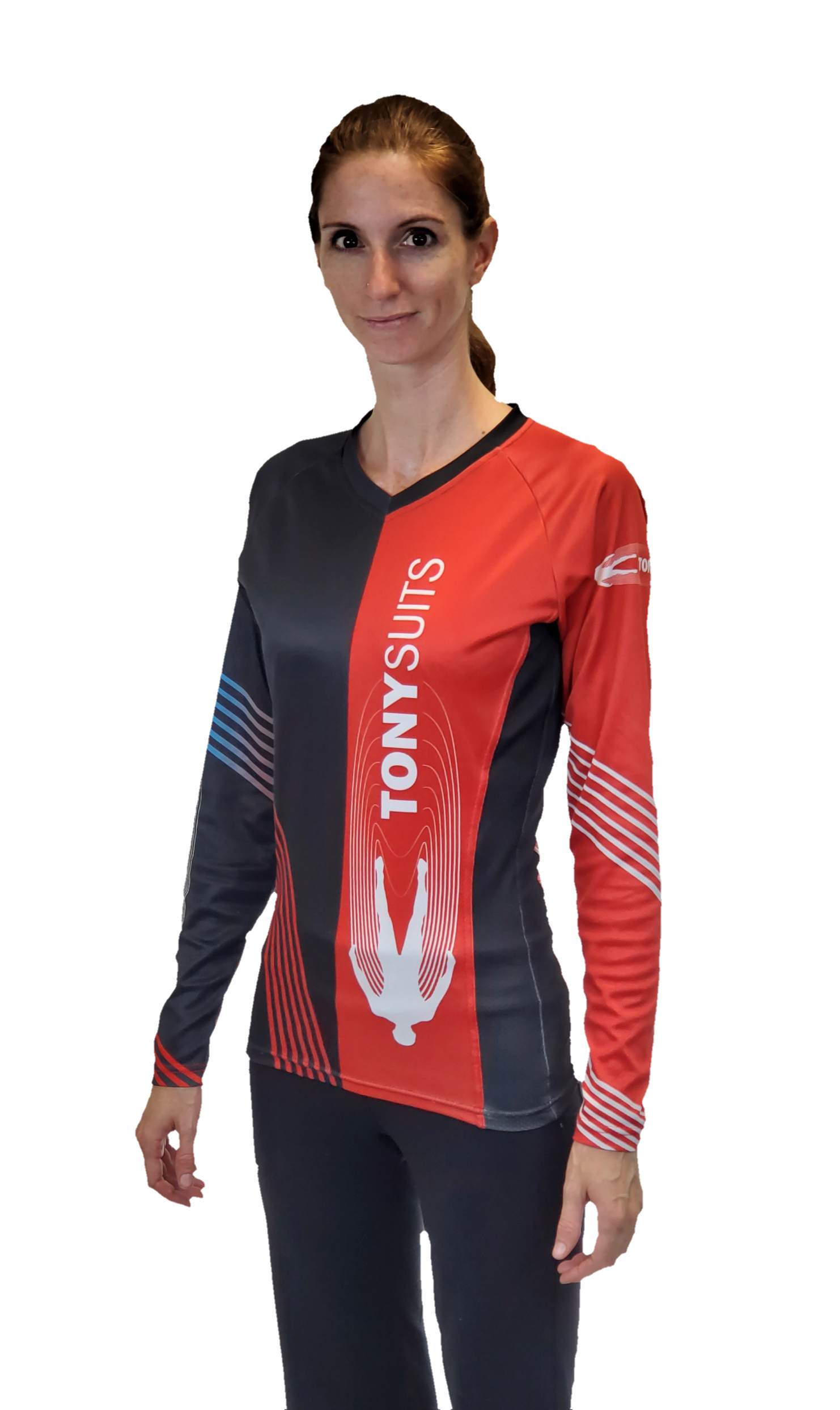 TonySuits Jersey - Long Sleeve Red : Women Medium – TonySuits