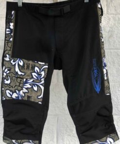Black and Royal XSwoop Shorts (Adjustable waist = 34", Seat =22.4")